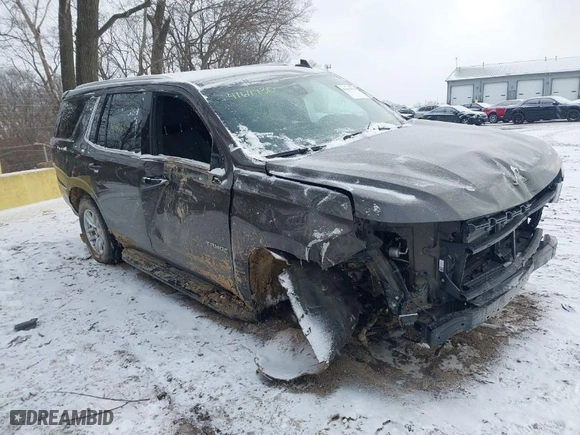 2021 Chevrolet Tahoe LS with VIN 1GNSKMKD3MR174048, listed as a IAAI auction lot 41611930 with 78,089 mi miles. Bid and sale history available at carsss.com. Image 1.