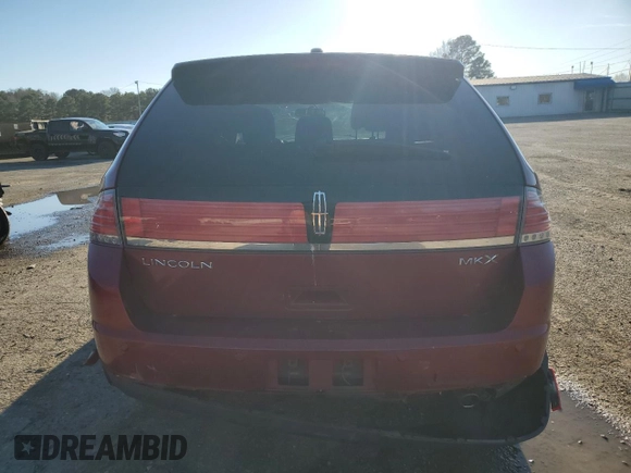 2008 Lincoln MKX with VIN 2LMDU68C48BJ25634, listed as a Copart auction lot 46236605 with 128,766 mi miles and Salvage Title. Bid and sale history available at carsss.com. Image 6.