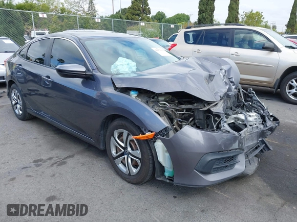 2018 Honda Civic LX with VIN 2HGFC2F58JH514161, listed as a IAAI auction lot 42073133 with 117,658 mi miles. Bid and sale history available at carsss.com. Image 1.