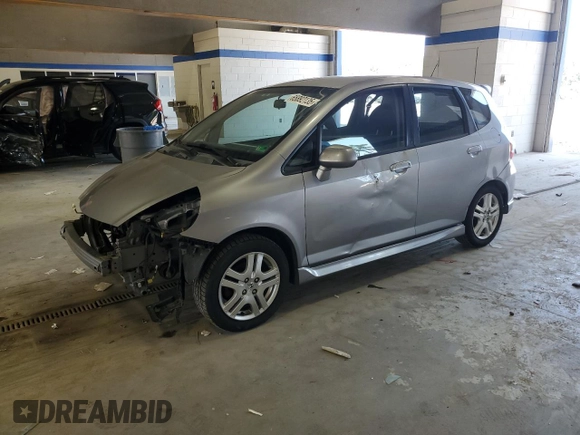 2007 Honda Fit Sport with VIN JHMGD37637S055263, listed as a Copart auction lot 65892135 with 347,782 mi miles and Salvage title. Bid and sale history available at DreamBid. Image 1.