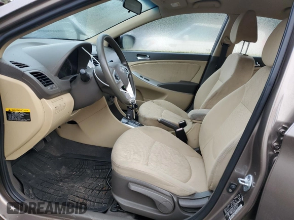 2012 Hyundai Accent GLS with VIN KMHCU4AE9CU169476, listed as a Copart auction lot 48805265 with 170,008 mi miles and Clean Title. Bid and sale history available at carsss.com. Image 7.