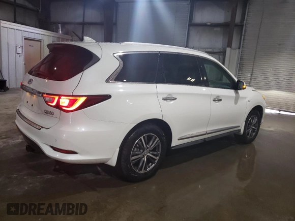 2016 Infiniti QX60 with VIN 5N1AL0MM2GC514784, listed as a Copart auction lot 47788375 with 156,831 mi miles and Salvage Title. Bid and sale history available at DreamBid. Image 3.