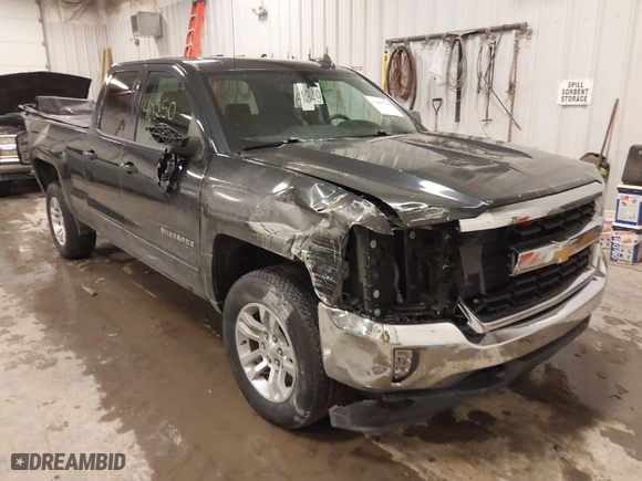 2019 Chevrolet Silverado 1500 LD LT with VIN 2GCVKPEC1K1197537, listed as a IAAI auction lot 41440250 with 58,379 mi miles. Bid and sale history available at carsss.com. Image 1.