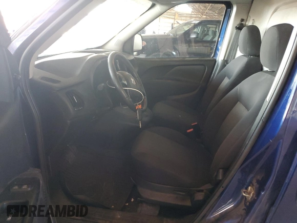 2015 Ram ProMaster City Cargo Tradesman SLT with VIN ZFBERFBT5F6952068, listed as a Copart auction lot 71799084 with 83,411 mi miles and Salvage Title. Bid and sale history available at DreamBid. Image 7.