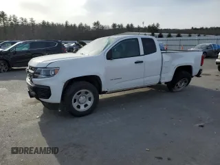 2022 Chevrolet Colorado 2WD Work Truck z VIN 1GCHSBEN1N1314402, wystawiony jako Copart lot #86900084 z przebiegiem 38 845 mil mil oraz Szkoda całkowita • Salvage title. Historia ofert i sprzedaży dostępna na DreamBid. Obrazek 1.
