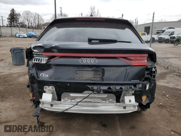 2019 Audi Q8 Premium Plus with VIN WA1BVAF14KD030723, listed as a Copart auction lot 47073725 with 70,628 mi miles and Salvage Title. Bid and sale history available at carsss.com. Image 6.