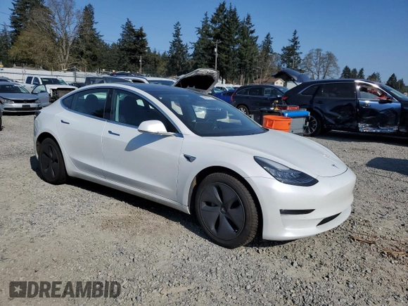 2019 Tesla Model 3 Long Range with VIN 5YJ3E1EB2KF442345, listed as a Copart auction lot 54063095 with 47,253 mi miles and Salvage Title. Bid and sale history available at carsss.com. Image 4.