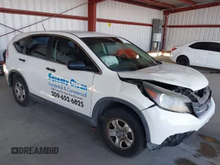 2013 Honda CR-V LX with VIN 5J6RM3H31DL025726, listed as a IAAI auction lot 40658785 with 262,021 mi miles. Bid and sale history available at carsss.com. Image 1.