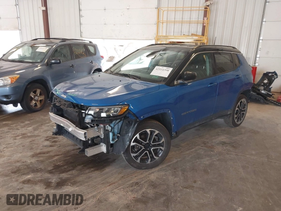 2022 Jeep Compass Limited с VIN 3C4NJDCB4NT171609, выставлен на аукционе IAAI как лот 42514398 с пробегом 32 050 миль миль и . История ставок и продаж доступна на DreamBid. Изображение 17.