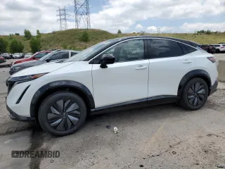 2025 Nissan ARIYA with VIN JN8AF0BE6SM461411, listed as a Copart auction lot 62007945 with 2,071 mi miles and Salvage title. Bid and sale history available at DreamBid. Image 1.