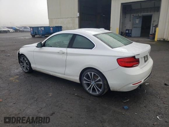 2018 BMW 2 Series 230i with VIN WBA2J1C58JVD09478, listed as a Copart auction lot 40318253 with 45,389 mi miles. Bid and sale history available at carsss.com. Image 2.
