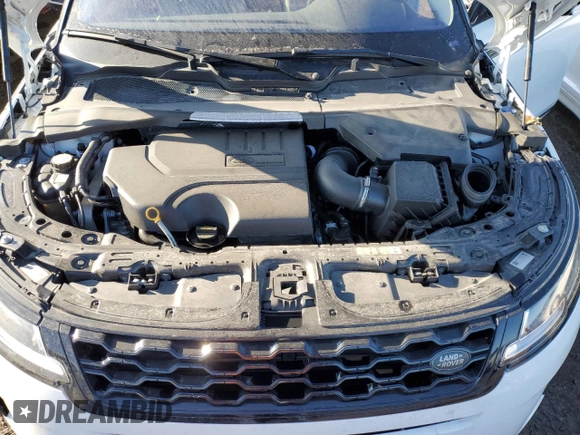 2020 Land Rover Range Rover Evoque S with VIN SALZJ2FX7LH056410, listed as a Copart auction lot 42372035 with 73,405 mi miles and Salvage Title. Bid and sale history available at carsss.com. Image 11.