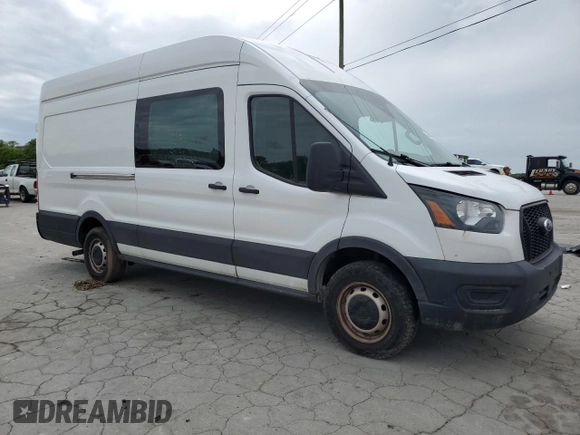 2021 Ford Transit Cargo with VIN 1FTBW3X83MKA74012, listed as a Copart auction lot 54455615 with Not provided miles and Clean title. Bid and sale history available at DreamBid. Image 4.