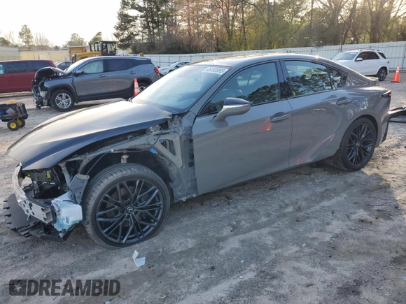 2023 Lexus IS with VIN JTHBZ1B25P5070401, listed as a Copart auction lot 45193095 with 16,017 mi miles and Salvage Title. Bid and sale history available at carsss.com. Image 1.