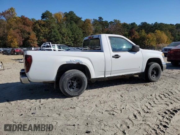 2006 GMC Canyon Work Truck with VIN 1GTCS148268175177, listed as a Copart auction lot 77340824 with 142,037 mi miles and Clean Title. Bid and sale history available at carsss.com. Image 3.
