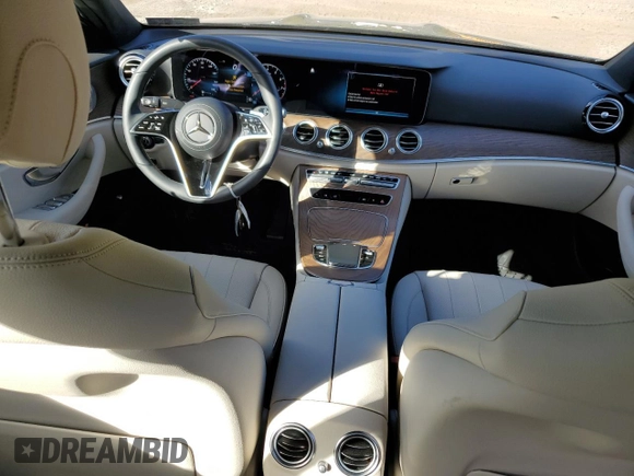 2023 Mercedes-Benz E 350 with VIN W1KZF8EB5PB132464, listed as a Copart auction lot 44627685 with 2,776 mi miles and Salvage Title. Bid and sale history available at DreamBid. Image 8.