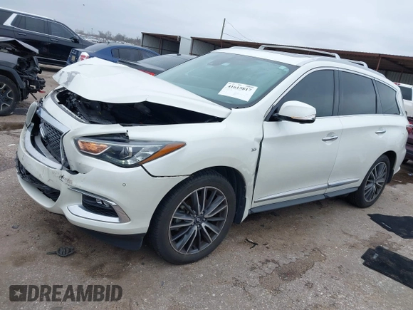 2020 Infiniti QX60 Pure with VIN 5N1DL0MN7LC545576, listed as a IAAI auction lot 41615817 with 62,858 mi miles and . Bid and sale history available at DreamBid. Image 17.