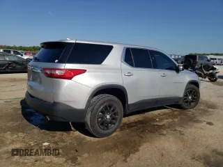 2019 Chevrolet Traverse LS z VIN 1GNERFKW6KJ269043, wystawiony jako Copart lot #53783705 z przebiegiem 98 910 mil mil oraz Nie do naprawy • Non repairable. Historia ofert i sprzedaży dostępna na DreamBid. Obrazek 3.