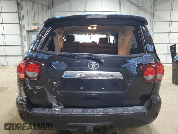 2019 Toyota Sequoia Limited with VIN 5TDJY5G18KS172799, listed as a Copart auction lot 85010134 with 29,122 mi miles and Salvage Title. Bid and sale history available at carsss.com. Image 6.
