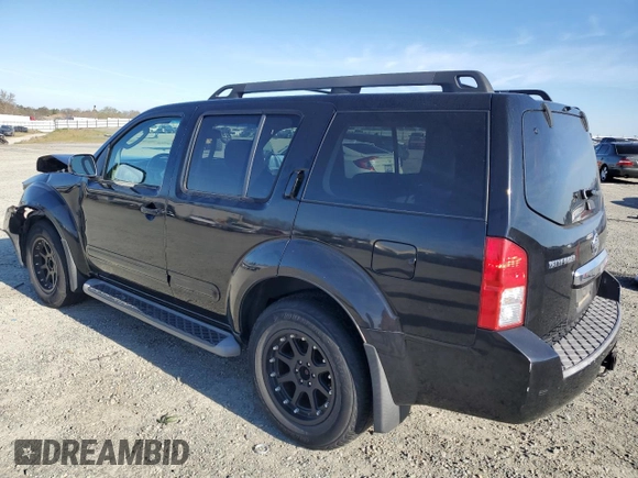 2008 Nissan Pathfinder S with VIN 5N1AR18U58C643909, listed as a Copart auction lot 47435565 with 210,390 mi miles and Salvage title. Bid and sale history available at DreamBid. Image 2.