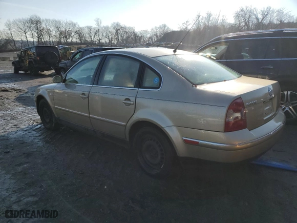 2003 Volkswagen Passat GLS with VIN WVWPD63B93P282024, listed as a Copart auction lot 85248354 with 103,706 mi miles and Clean Title. Bid and sale history available at carsss.com. Image 2.