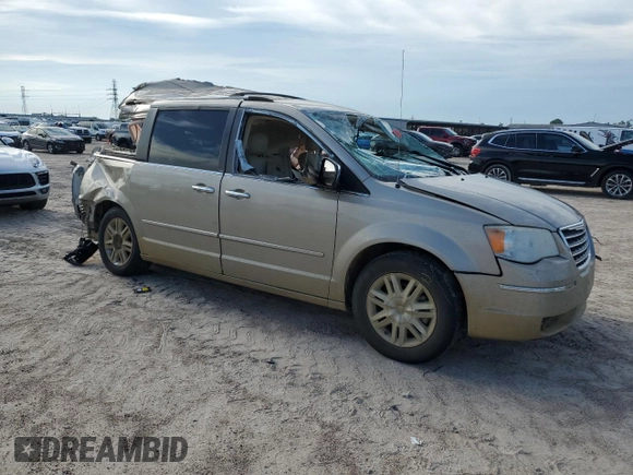 2009 Chrysler Town & Country Limited with VIN 2A8HR64X99R627598, listed as a Copart auction lot 69307574 with 0 mi miles and Non Repairable. Bid and sale history available at carsss.com. Image 4.