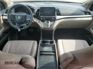 2018 Honda Odyssey EX with VIN 5FNRL6H58JB040766, listed as a Copart auction lot 54702055 with 98,445 mi miles and Salvage title. Bid and sale history available at DreamBid. Image 8.
