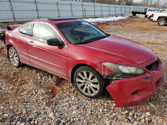 2009 Honda Accord Cpe EX-L with VIN 1HGCS22809A005102, listed as a Copart auction lot 89200315 with NaN miles and Salvage Title. Bid and sale history available at carsss.com. Image 4.