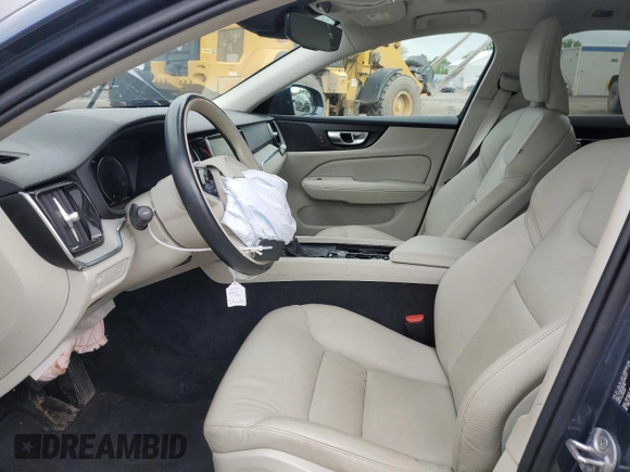 2022 Volvo V60 with VIN YV4102WK5N2093177, listed as a Copart auction lot 57644385 with 66,550 mi miles and Salvage title. Bid and sale history available at DreamBid. Image 7.