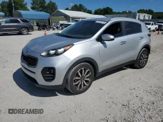 2018 Kia Sportage EX with VIN KNDPN3AC5J7479261, listed as a Copart auction lot 58618175 with 88,192 mi miles and Salvage title. Bid and sale history available at DreamBid. Image 1.