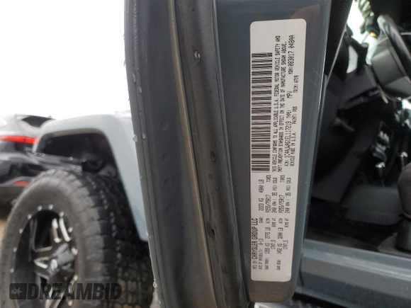 2014 Jeep Wrangler Sport с VIN 1C4AJWAG1EL117219, выставлен на аукционе Copart как лот 59696355 с пробегом 105 865 миль миль и Списание • Salvage title. История ставок и продаж доступна на DreamBid. Изображение 13.