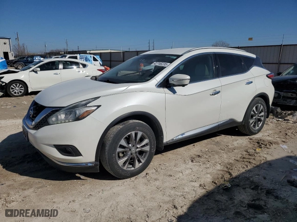 2015 Nissan Murano SV with VIN 5N1AZ2MH4FN214602, listed as a Copart auction lot 42746235 with 130,705 mi miles and Salvage Title. Bid and sale history available at carsss.com. Image 1.
