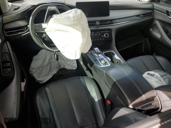 2023 Infiniti QX60 Luxe with VIN 5N1DL1FR2PC357625, listed as a Copart auction lot 61527115 with 50,177 mi miles and Salvage title. Bid and sale history available at DreamBid. Image 8.