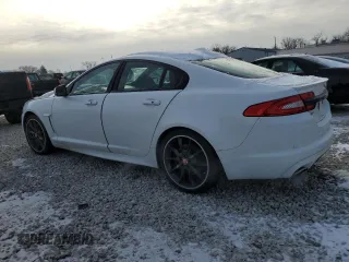 2015 Jaguar XF V6 Portfolio with VIN SAJWJ0FF5F8U62617, listed as a Copart auction lot 42357575 with 59,924 mi miles and Salvage Title. Bid and sale history available at carsss.com. Image 2.