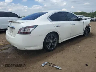 2013 Nissan Maxima SV with VIN 1N4AA5AP0DC819420, listed as a Copart auction lot 56332505 with 131,574 mi miles and Salvage title. Bid and sale history available at DreamBid. Image 3.