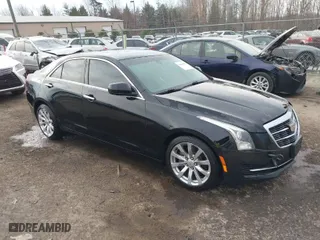 2017 Cadillac ATS Sedan RWD with VIN 1G6AA5RX0H0109376, listed as a IAAI auction lot 41661089 with 165,367 mi miles. Bid and sale history available at carsss.com. Image 1.