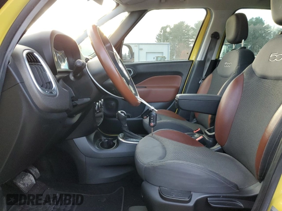 2014 FIAT 500L Trekking with VIN ZFBCFADH2EZ016949, listed as a Copart auction lot 80156724 with 41,827 mi miles and Clean Title. Bid and sale history available at carsss.com. Image 7.
