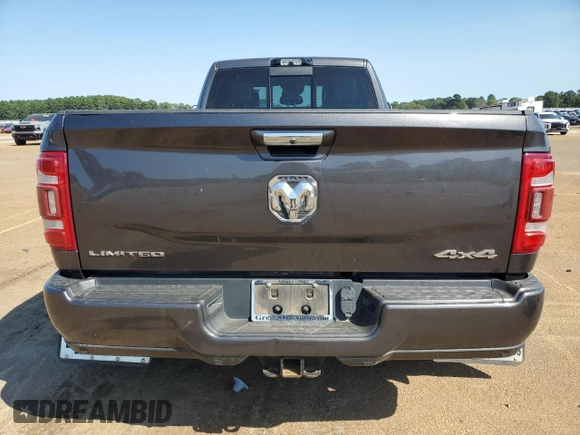 2021 Ram 3500 Limited with VIN 3C63RRRL6MG590105, listed as a Copart auction lot 73717724 with 57,580 mi miles and Salvage Title. Bid and sale history available at carsss.com. Image 6.