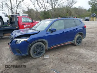 2024 Subaru Forester Sport with VIN JF2SKAEC8RH403364, listed as a IAAI auction lot 41845550 with 33,114 mi miles. Bid and sale history available at carsss.com. Image 17.