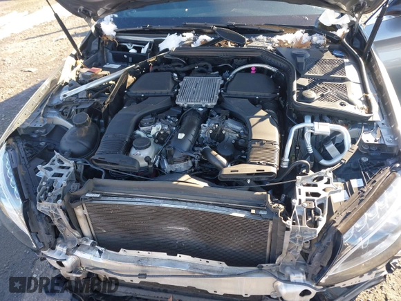 2015 Mercedes-Benz C-Class C 400 with VIN 55SWF6GB7FU018295, listed as a IAAI auction lot 41217523 with 120,822 mi miles. Bid and sale history available at carsss.com. Image 10.