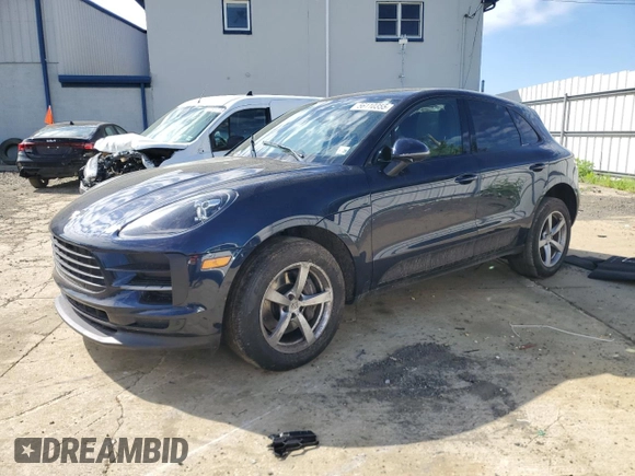 2021 Porsche Macan with VIN WP1AA2A58MLB09297, listed as a Copart auction lot 56110355 with 64,361 mi miles and Salvage title. Bid and sale history available at DreamBid. Image 1.
