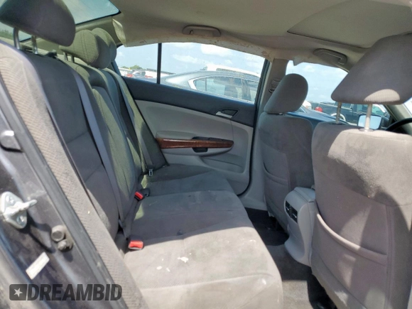 2011 Honda Accord EX with VIN 1HGCP3F76BA013574, listed as a Copart auction lot 61876095 with 144,379 mi miles and Salvage title. Bid and sale history available at DreamBid. Image 10.