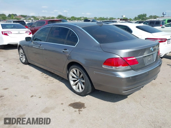 2008 BMW 7 Series 750Li with VIN WBAHN83568DT78271, listed as a IAAI auction lot 42048031 with 160,065 mi miles and . Bid and sale history available at carsss.com. Image 3.