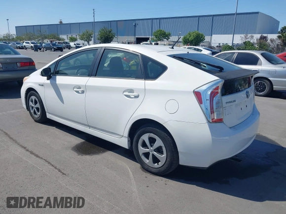 2012 Toyota Prius One with VIN JTDKN3DU9C1551440, listed as a IAAI auction lot 42147982 with 17,345 mi miles. Bid and sale history available at carsss.com. Image 3.