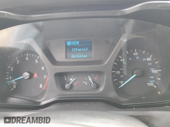 2018 Ford Transit with VIN 1FTYR2CM6JKB24072, listed as a Copart auction lot 44672085 with 61,641 mi miles and Clean Title. Bid and sale history available at carsss.com. Image 9.