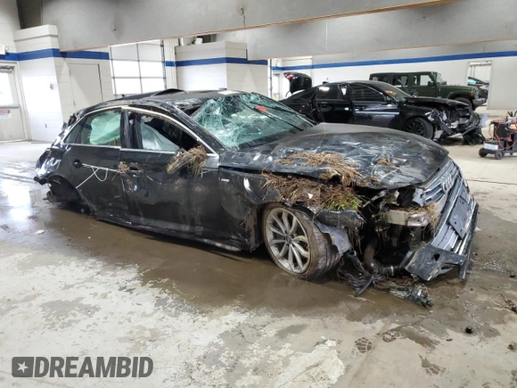 2019 Audi A4 Prestige with VIN WAUFNAF44KA115190, listed as a Copart auction lot 53362945 with 0 mi miles and Salvage Title. Bid and sale history available at carsss.com. Image 4.