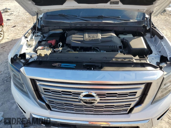 2021 Nissan Titan SV with VIN 1N6AA1EDXMN506587, listed as a Copart auction lot 85530864 with 94,339 mi miles and Salvage title. Bid and sale history available at DreamBid. Image 11.
