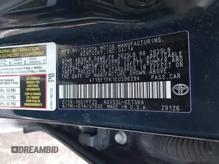 2014 Toyota Camry L with VIN 4T1BF1FK1EU396294, listed as a IAAI auction lot 41267658 with 120,898 mi miles. Bid and sale history available at carsss.com. Image 9.
