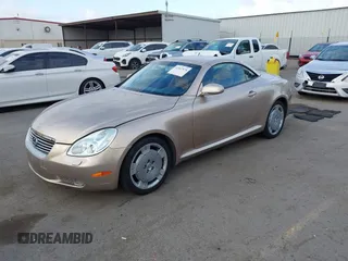 2003 Lexus SC with VIN JTHFN48Y430043403, listed as a IAAI auction lot 42057878 with 69,691 mi miles. Bid and sale history available at carsss.com. Image 2.