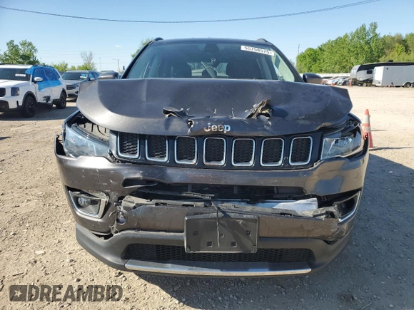 2020 Jeep Compass Limited z VIN 3C4NJCCB6LT114416, wystawiony jako Copart lot #55758575 z przebiegiem Nie podano mil oraz Szkoda całkowita • Salvage title. Historia ofert i sprzedaży dostępna na DreamBid. Obrazek 5.